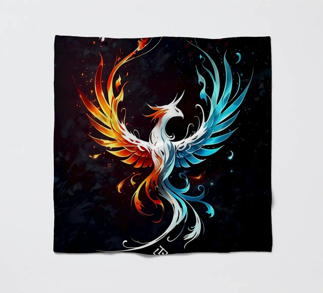 Ice and fire Phoenix fleece blanket by LM2KONE