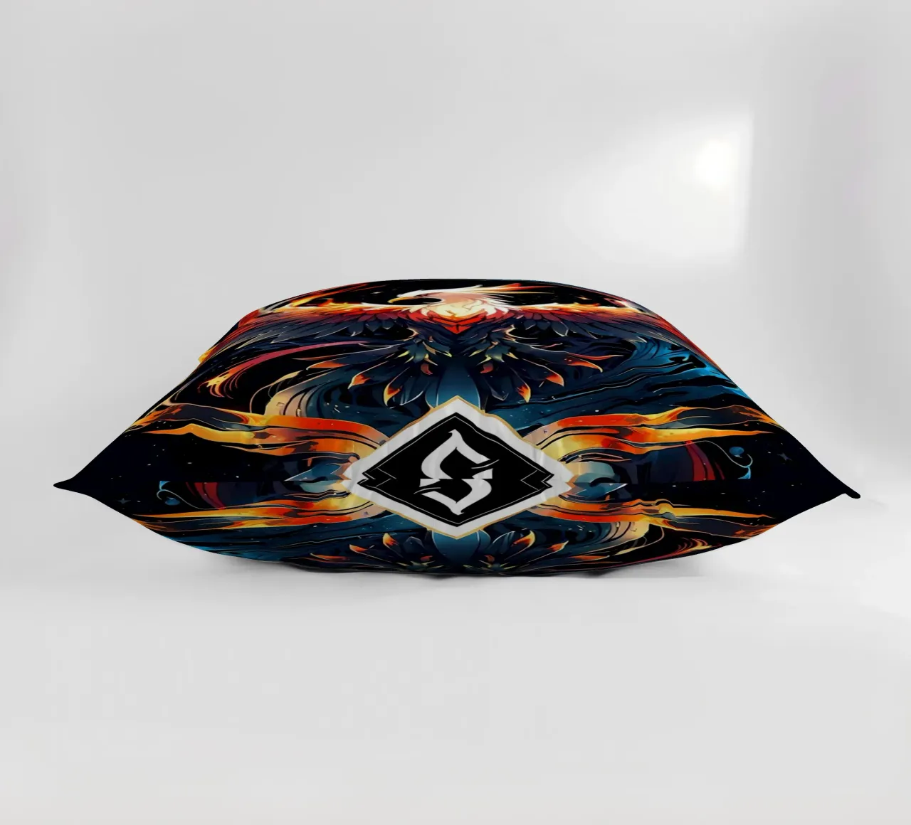 Epic Fire Phoenix decorative cushion by LM2KONE