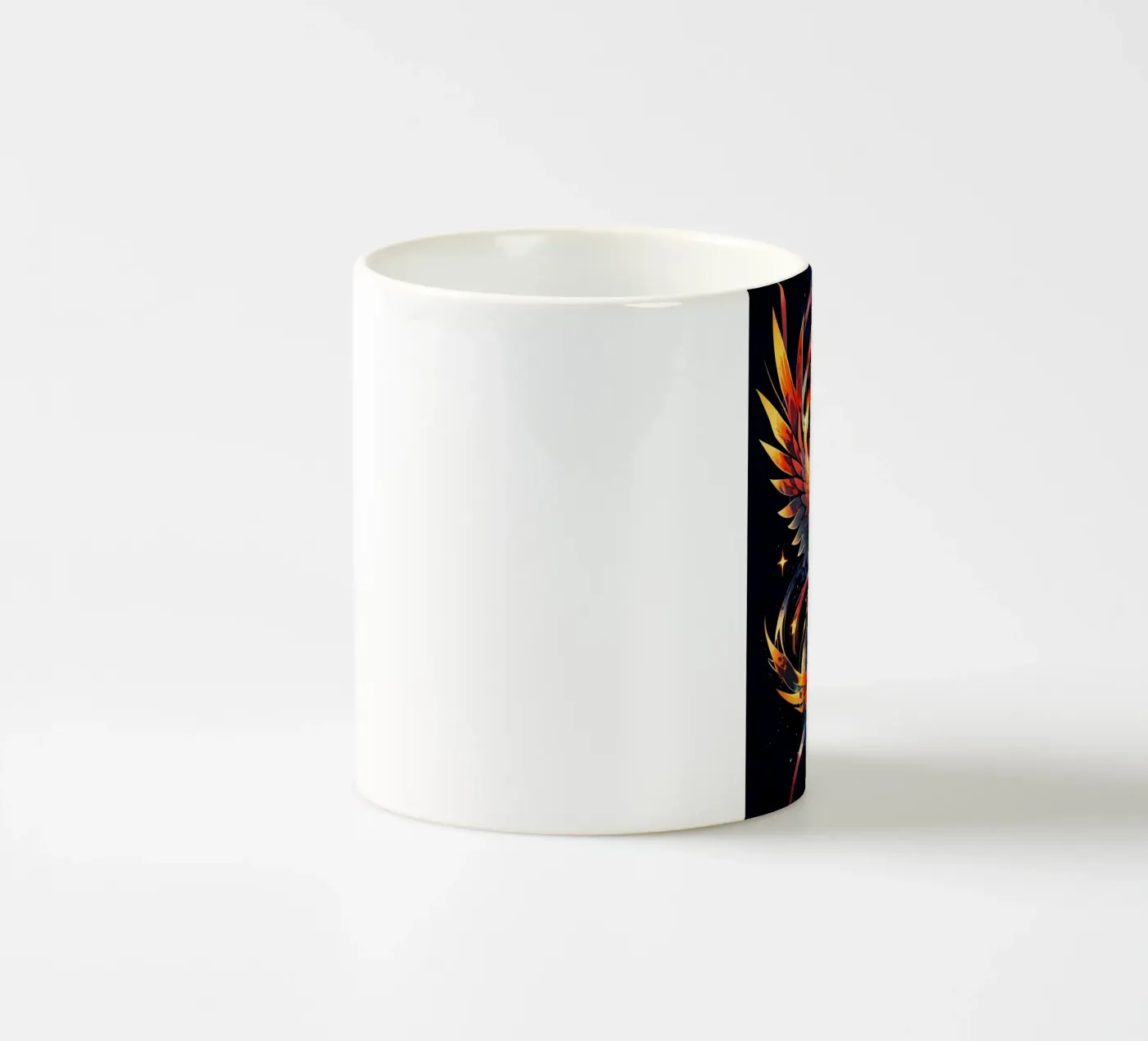 Epic Fire Phoenix ceramic mug by LM2Kone