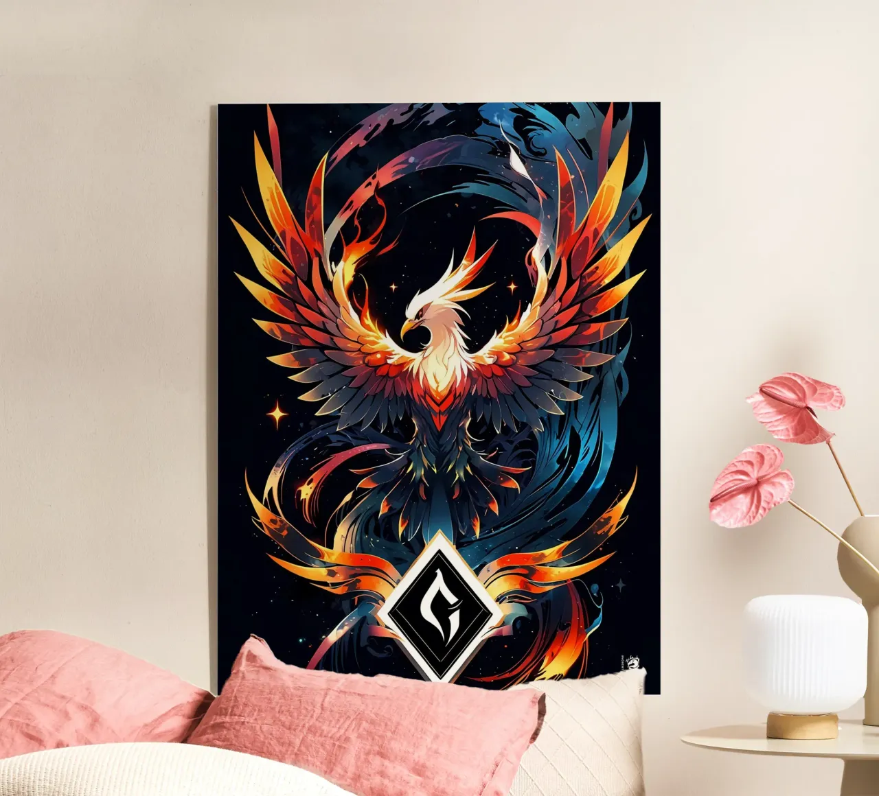 Epic Fire Phoenix acrylic glass by LM2Kone