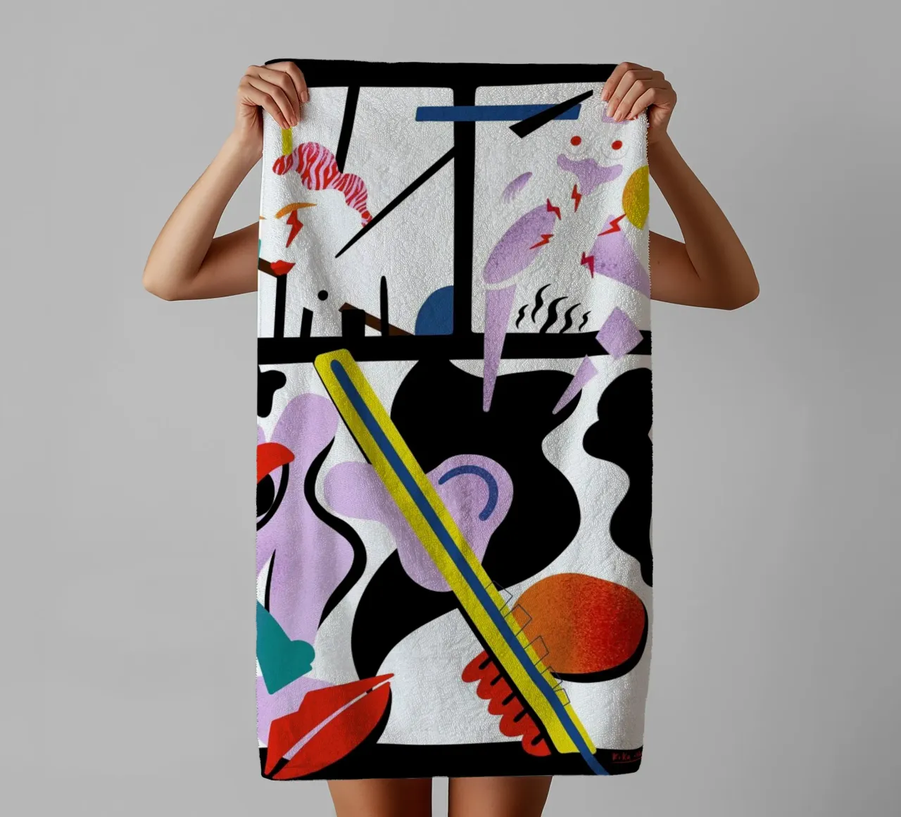 PMS badhanddoek van Kika illu