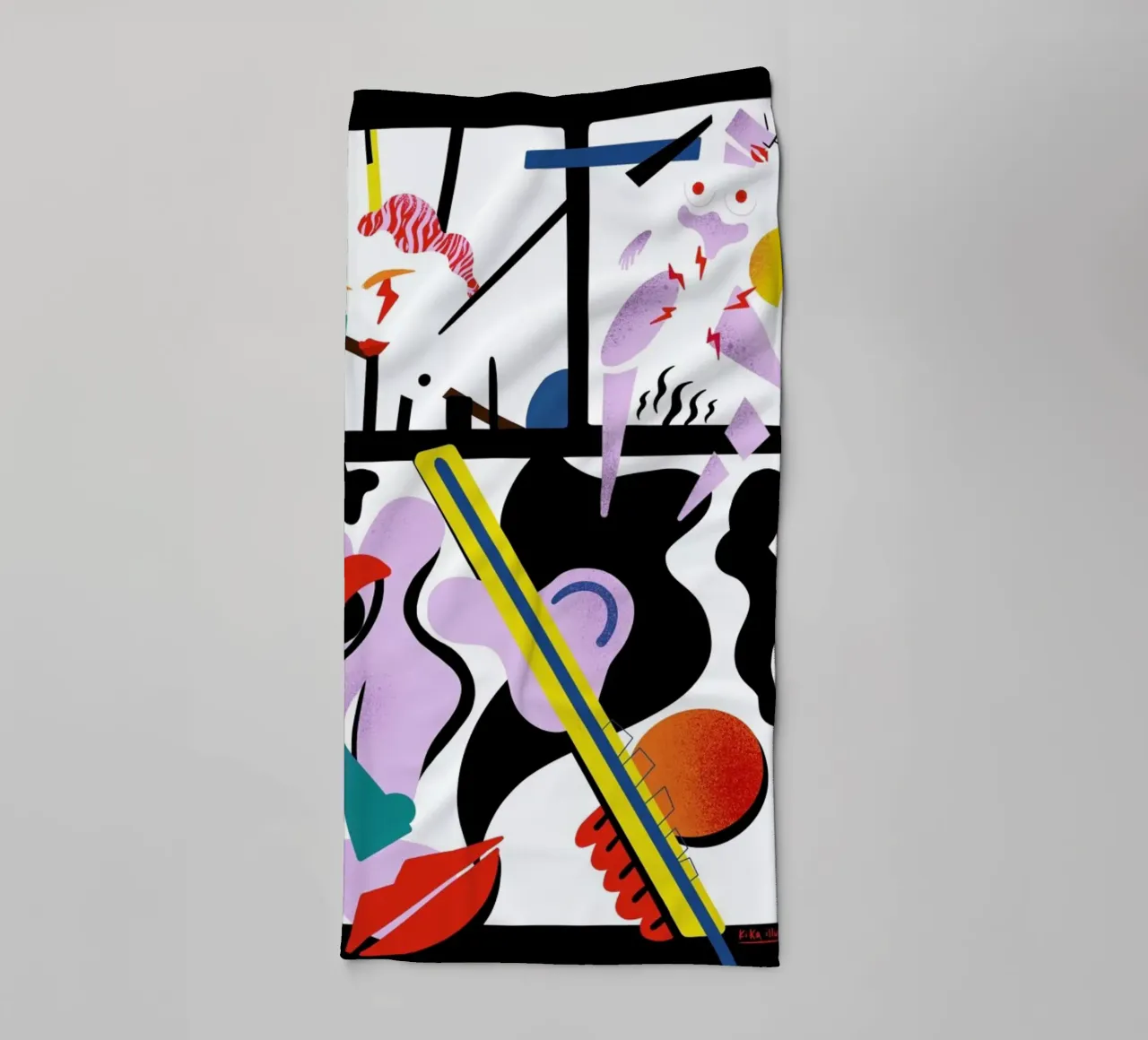 PMS badhanddoek van Kika illu