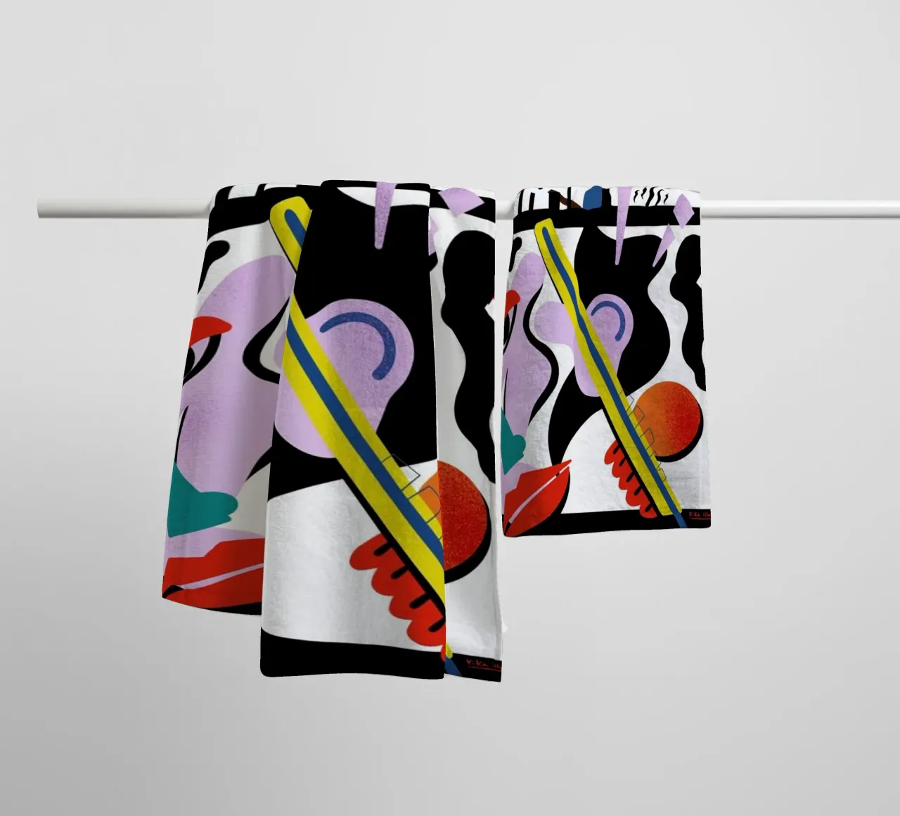 PMS badhanddoek van Kika illu