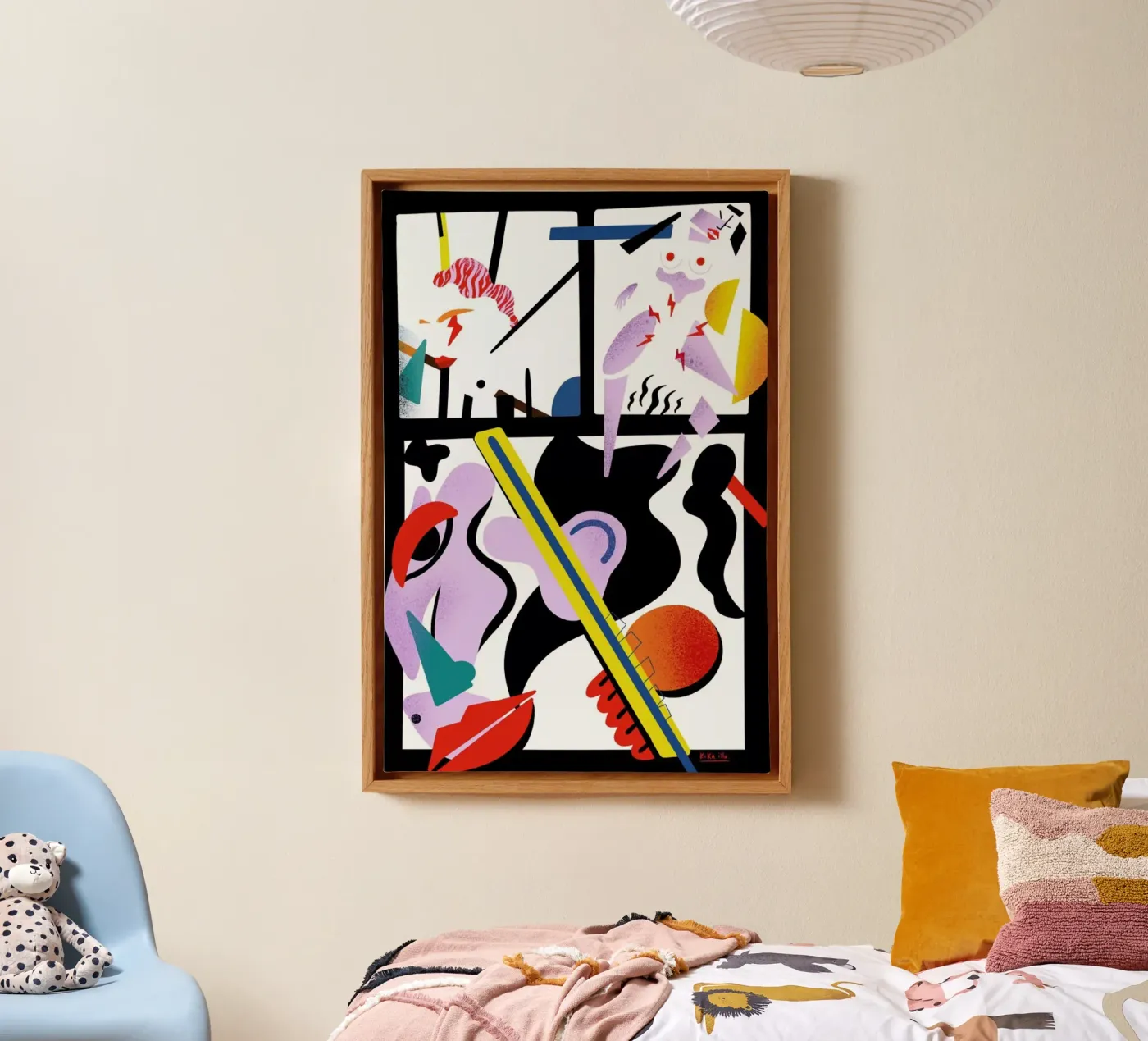 PMS canvas van Kika illu