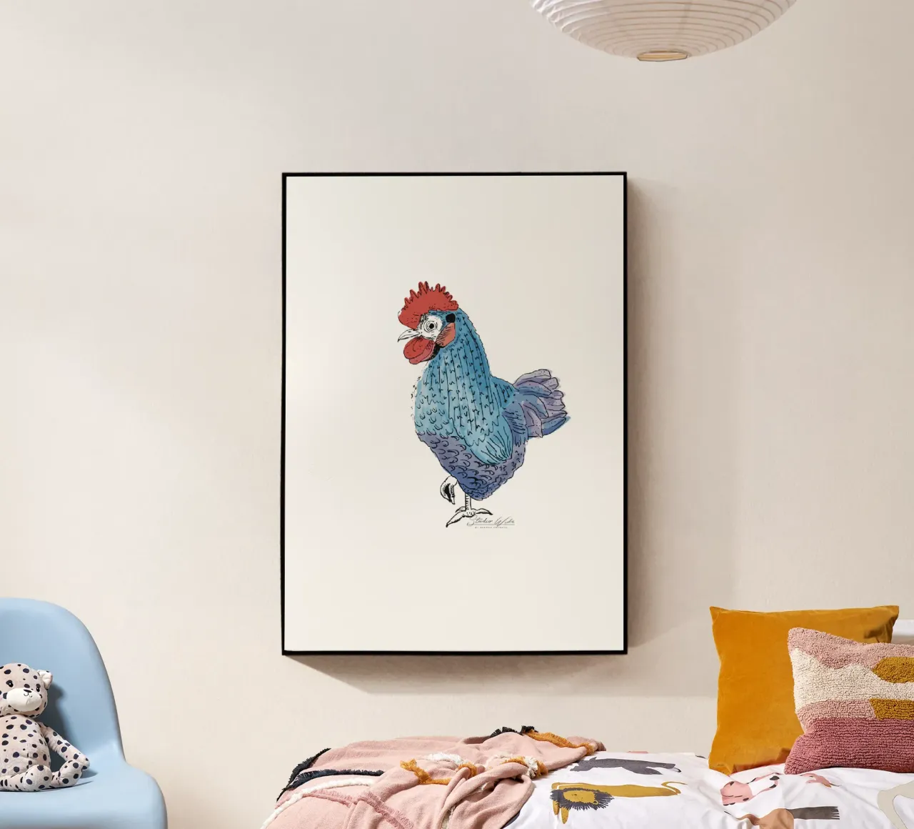 Cool Rooster acrylic glass by Studio Wida