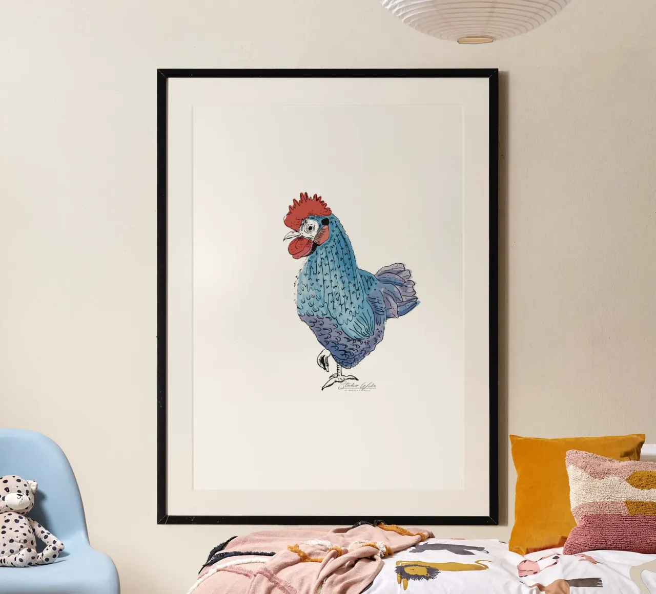 Cool Rooster hahnemühle by Studio Wida