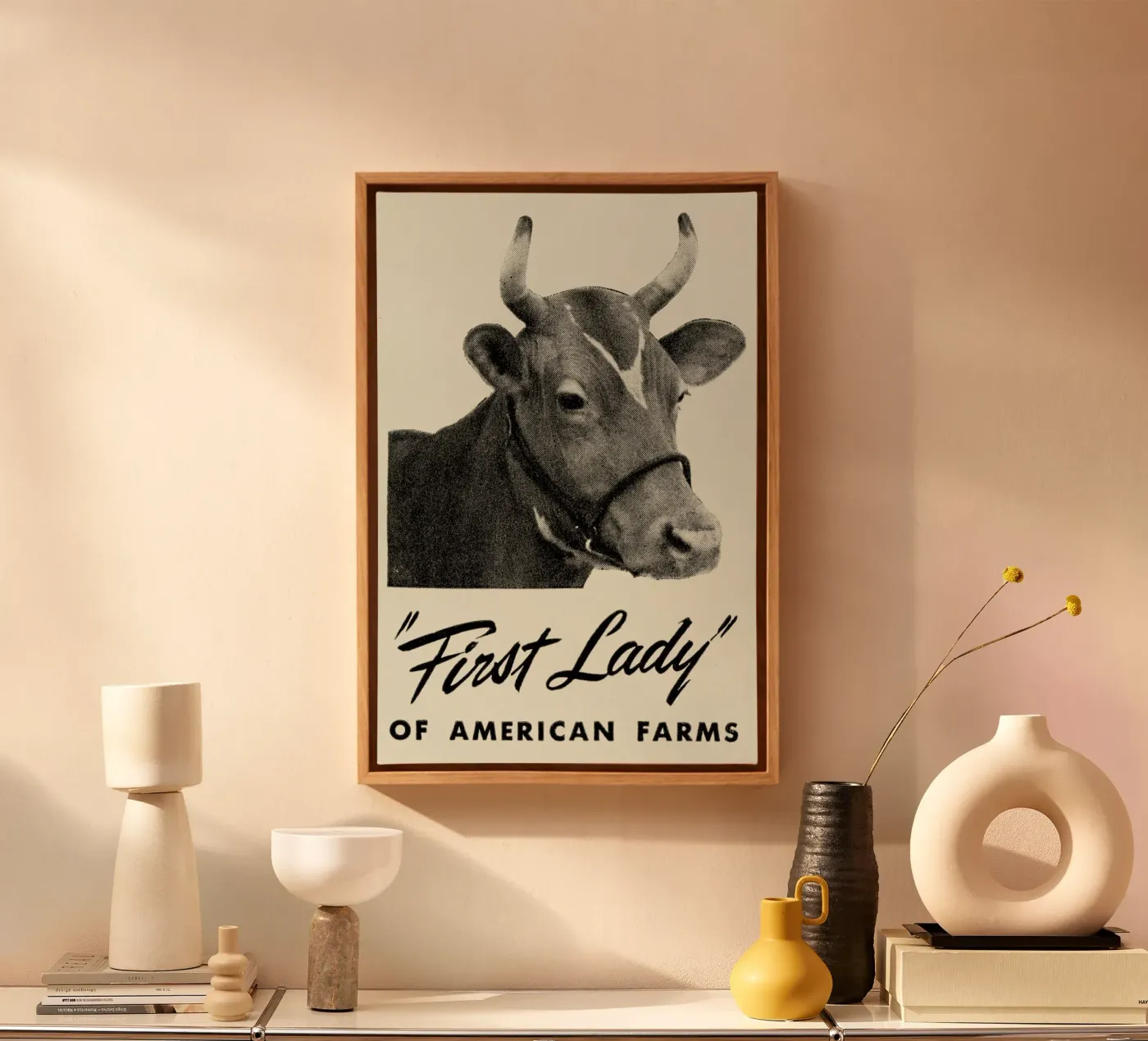 First Lady canvas by Flora & Fauna
