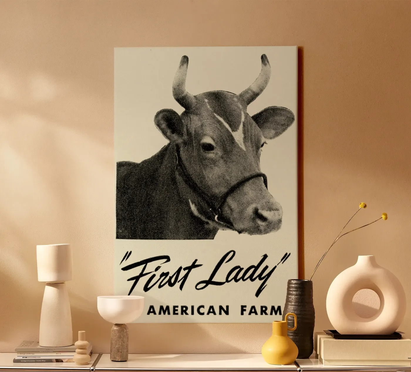 First Lady canvas by Flora & Fauna
