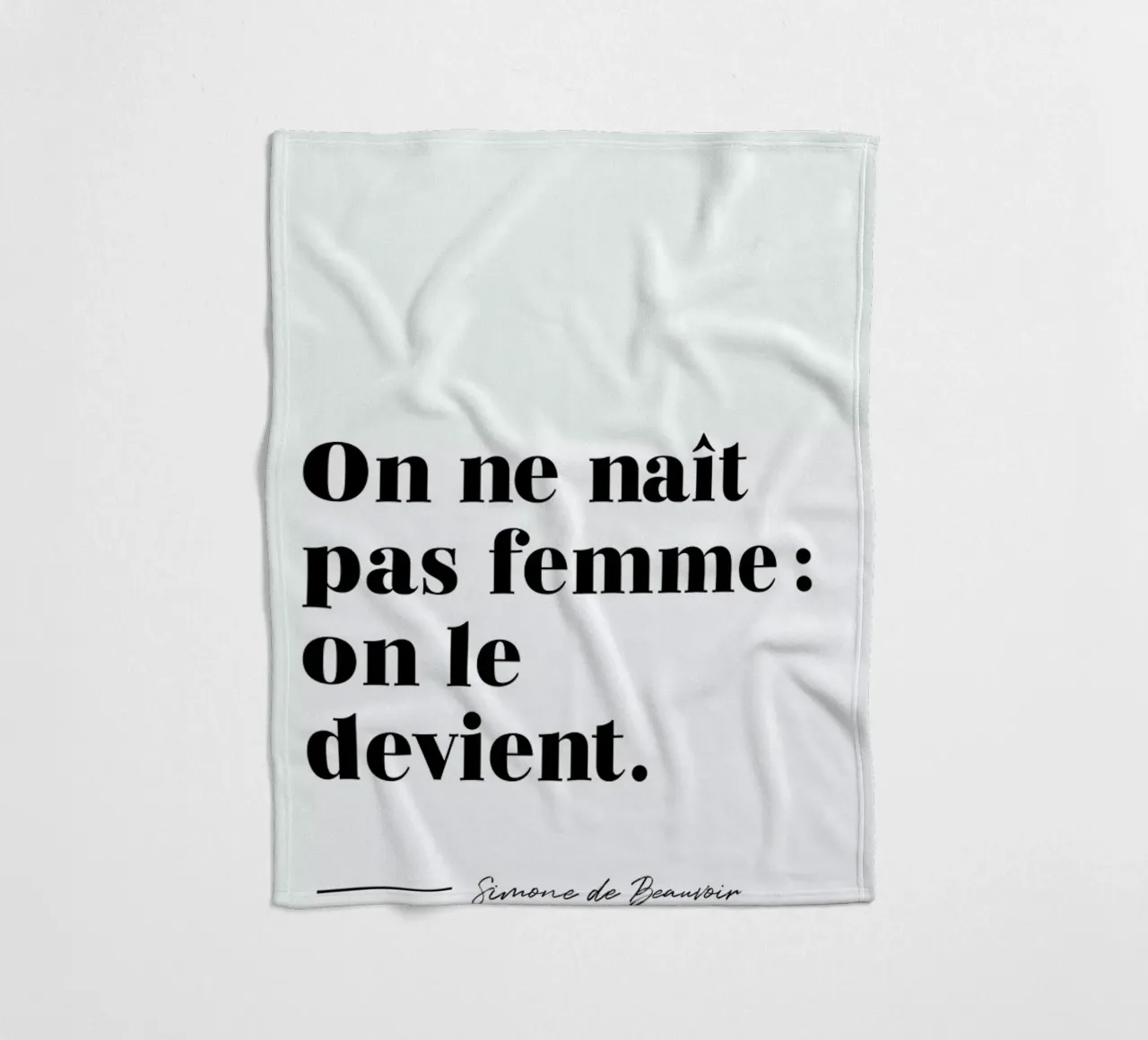 On ne naît pas femme : on le devient coperta in pile da typed