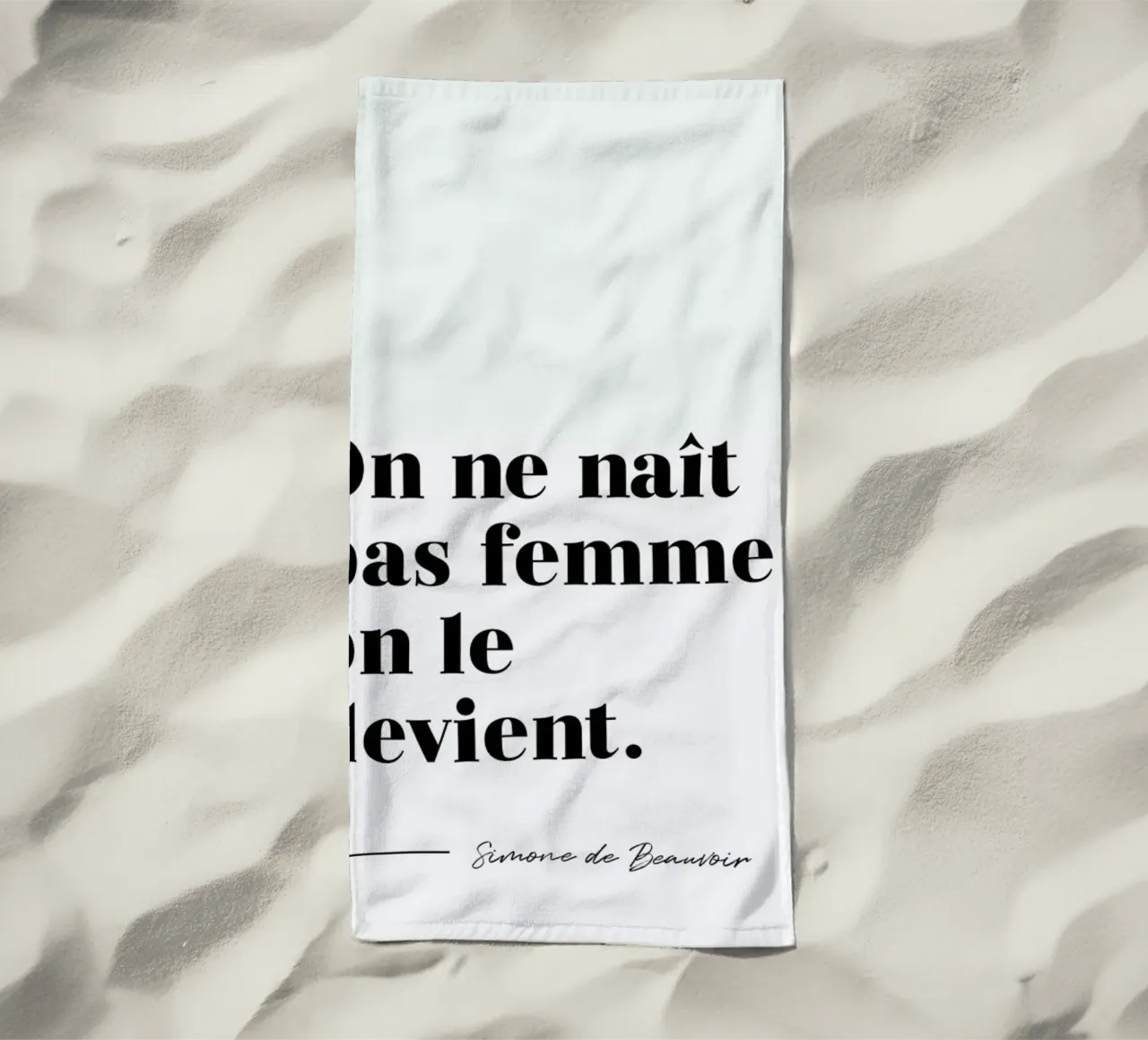 On ne naît pas femme : on le devient telo mare da typed