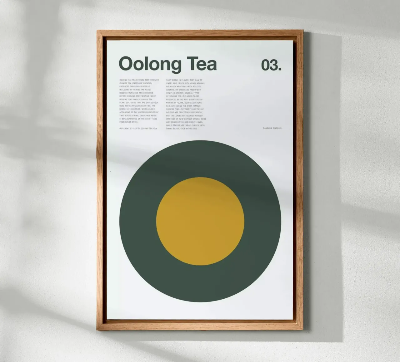 Oolong Tea tela con Cornice a cassetta da Nick Barclay