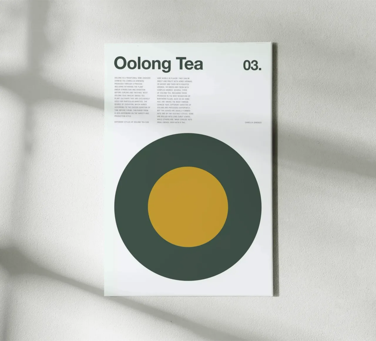 Oolong Tea tela con Cornice a cassetta da Nick Barclay