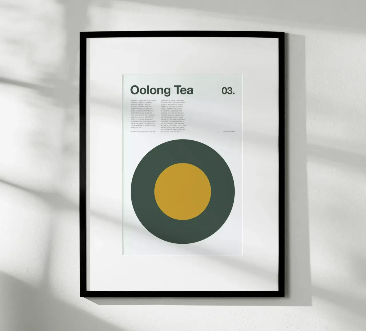 Oolong Tea poster da Nick Barclay