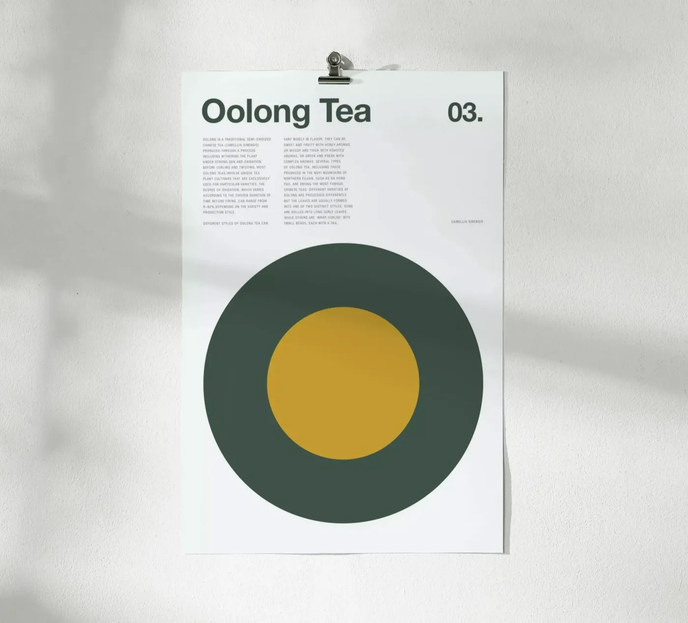 Oolong Tea poster de Nick Barclay