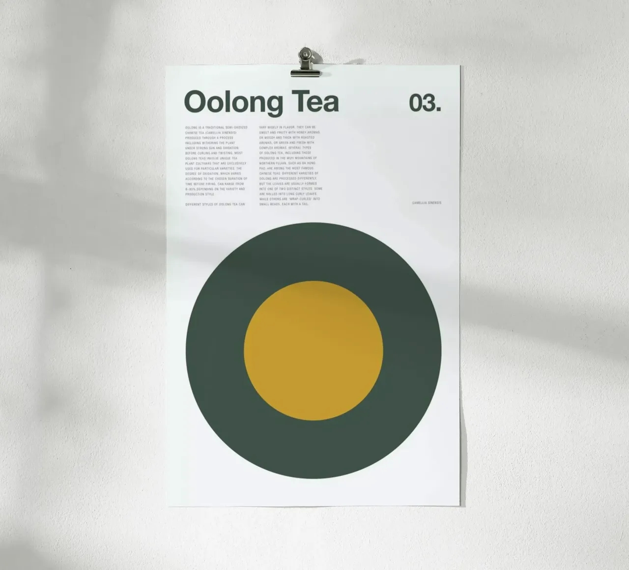 Oolong Tea poster da Nick Barclay