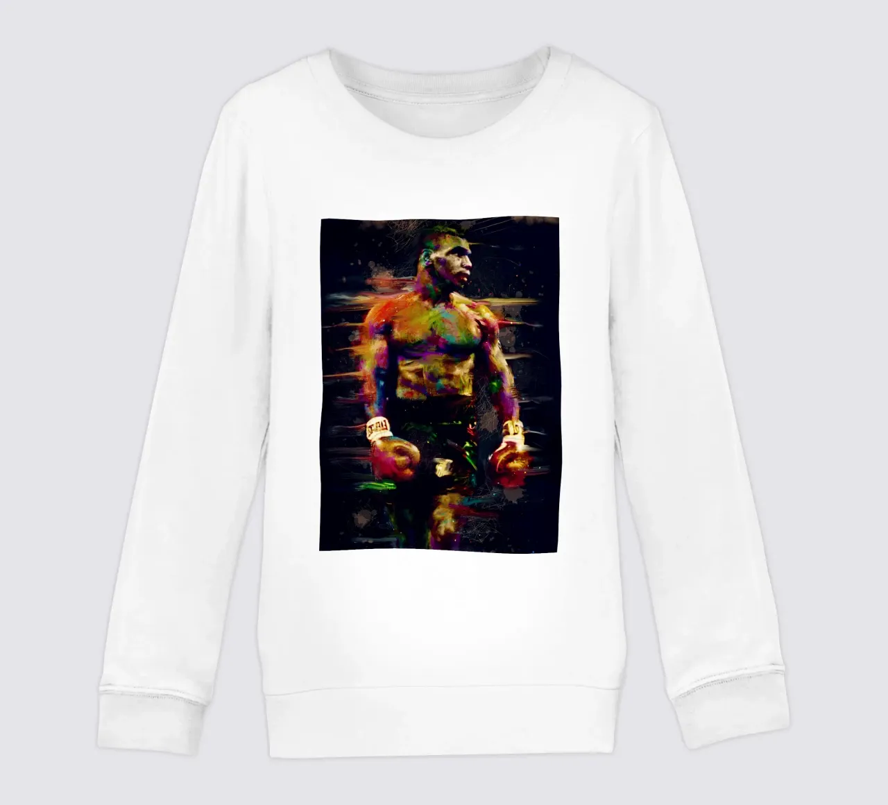 Iconic Boxing legend Mike Tyson kids sweatshirt by Hantamrata