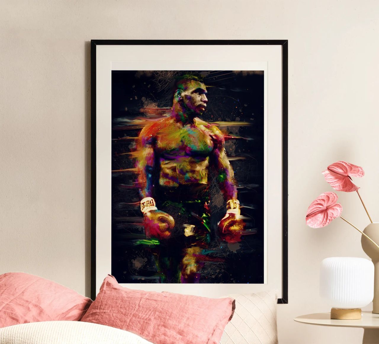 Iconic Boxing legend Mike Tyson poster by Hantamrata