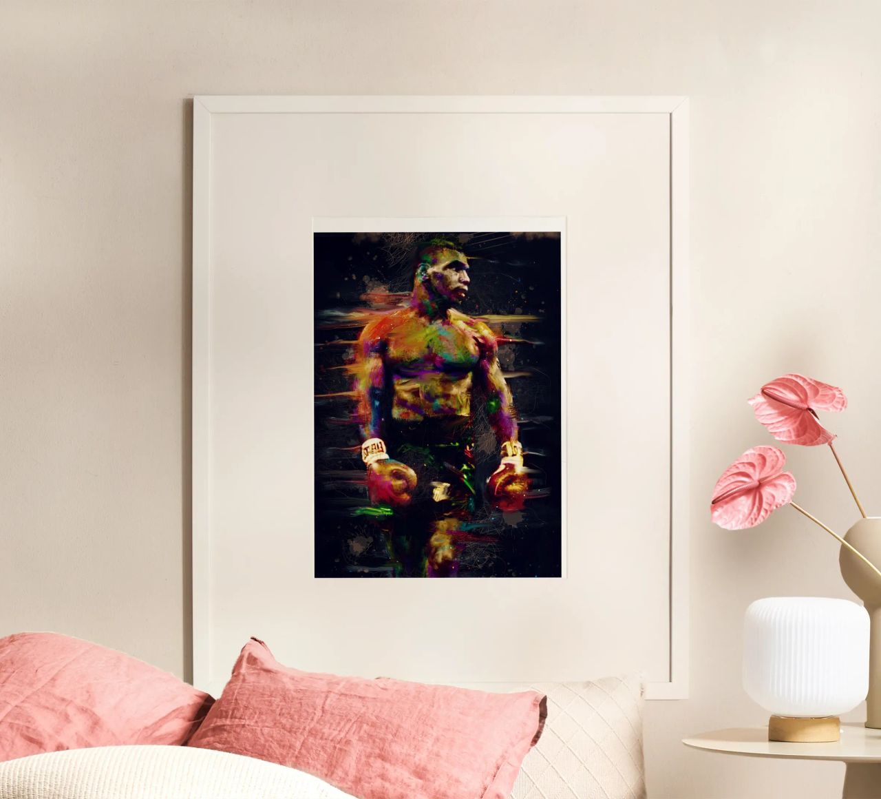 Iconic Boxing legend Mike Tyson poster by Hantamrata