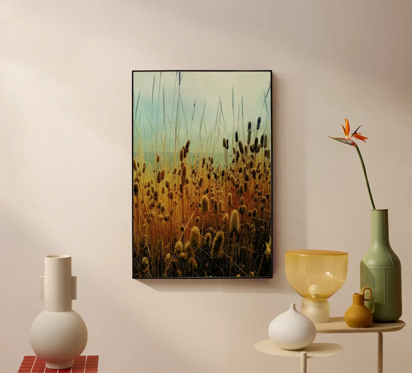 Golden Hours acryl van Angelo Cerantola