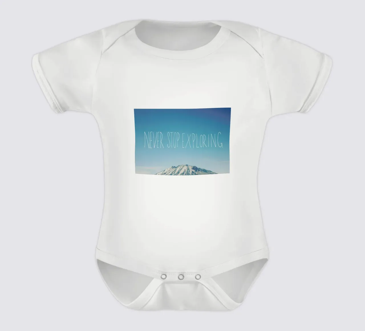 Never Stop Exploring body bébé de Leah Flores