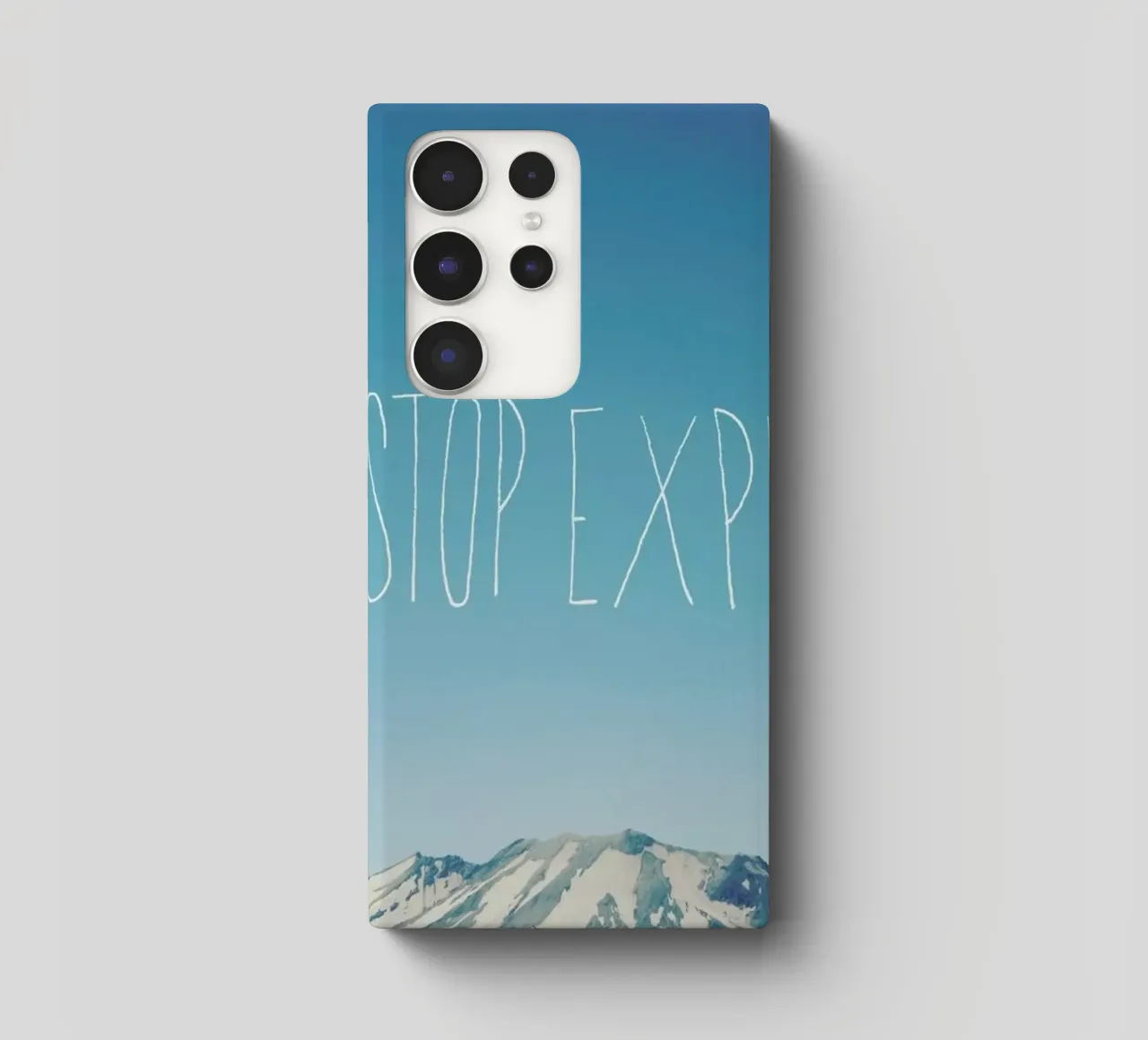 Never Stop Exploring cover samsung da Leah Flores