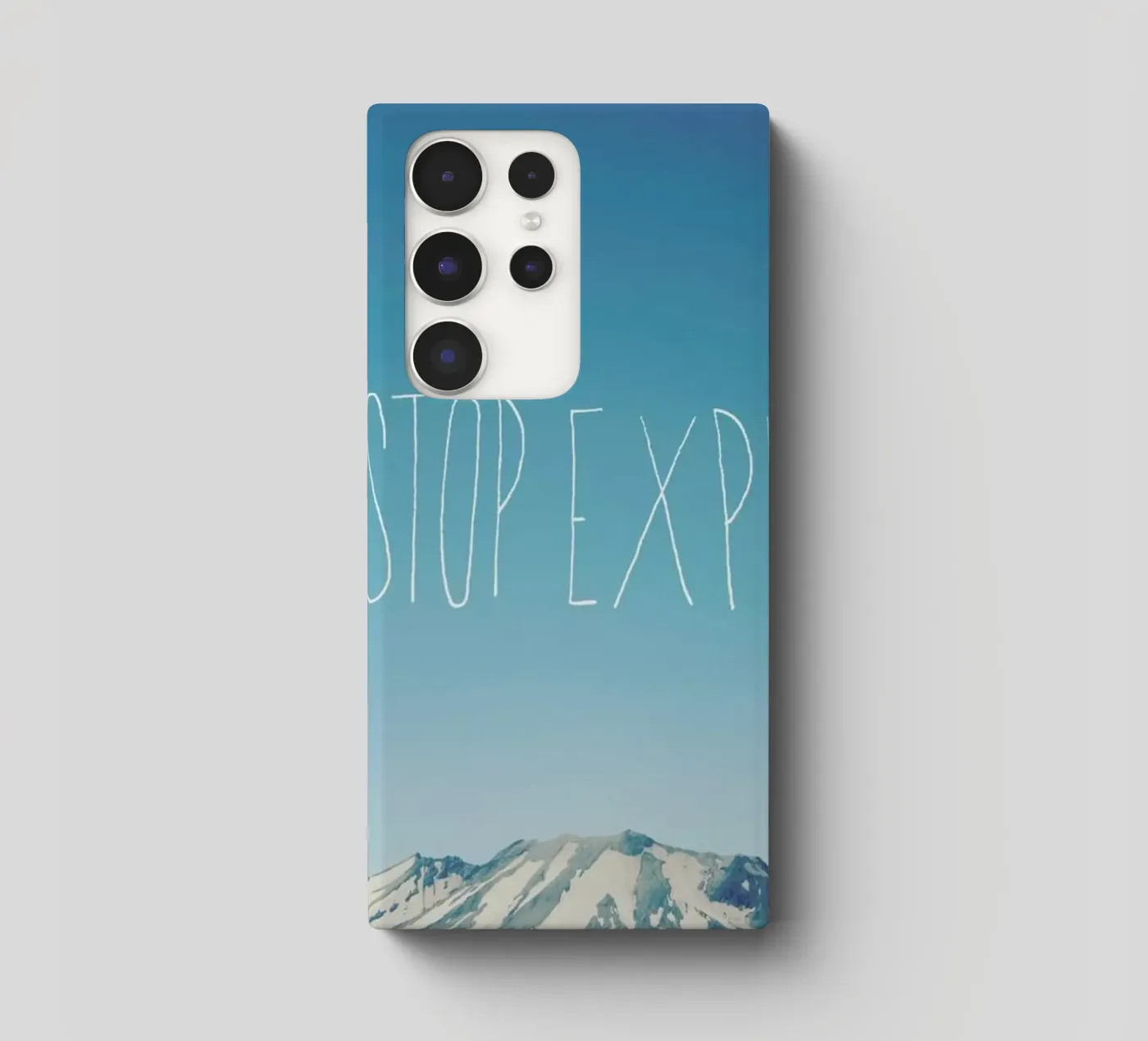 Never Stop Exploring samsung hoesje van Leah Flores