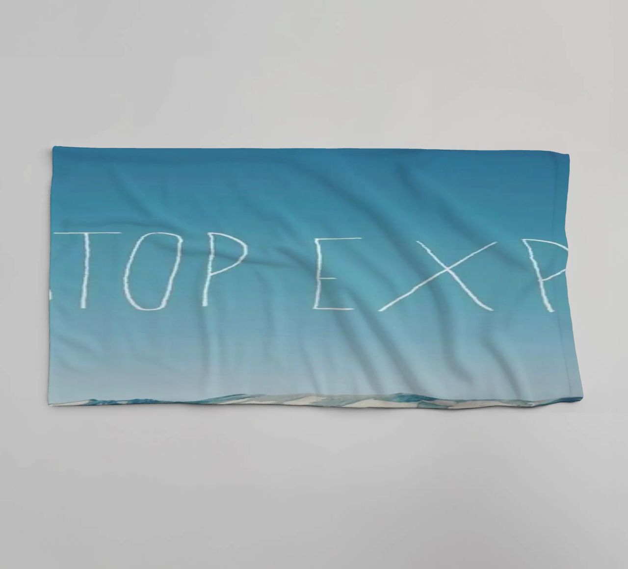 Never Stop Exploring asciugamano da bagno da Leah Flores