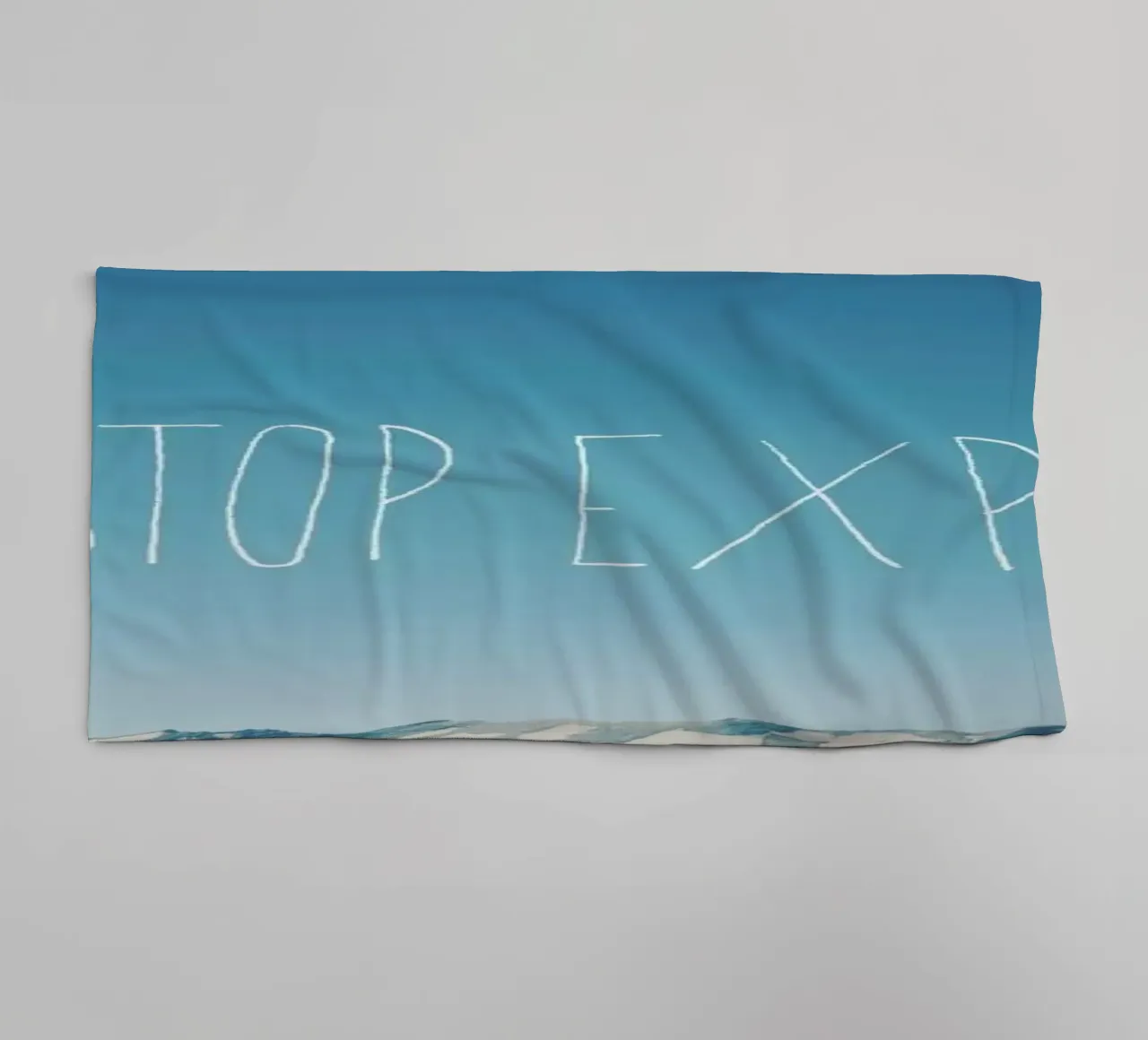 Never Stop Exploring asciugamano da bagno da Leah Flores