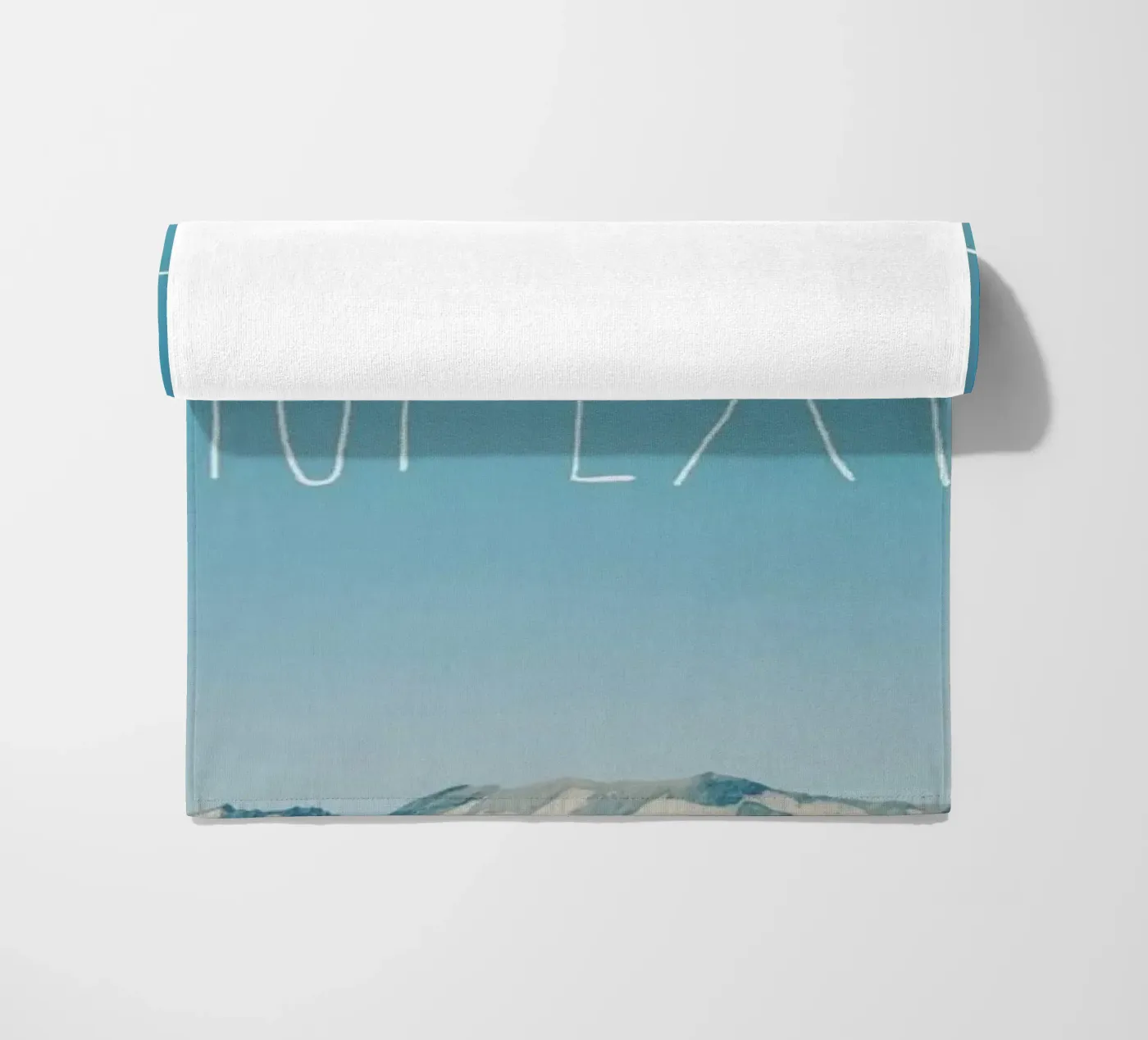 Never Stop Exploring strandhanddoek van Leah Flores