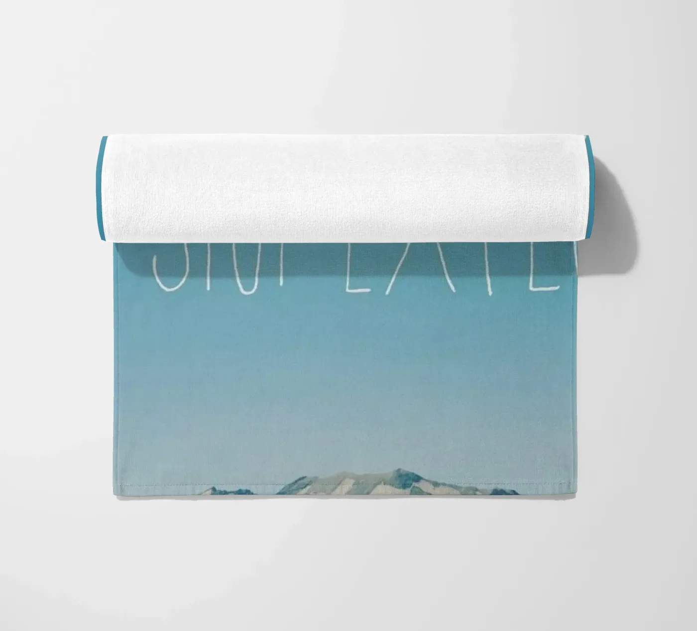 Never Stop Exploring strandhanddoek van Leah Flores
