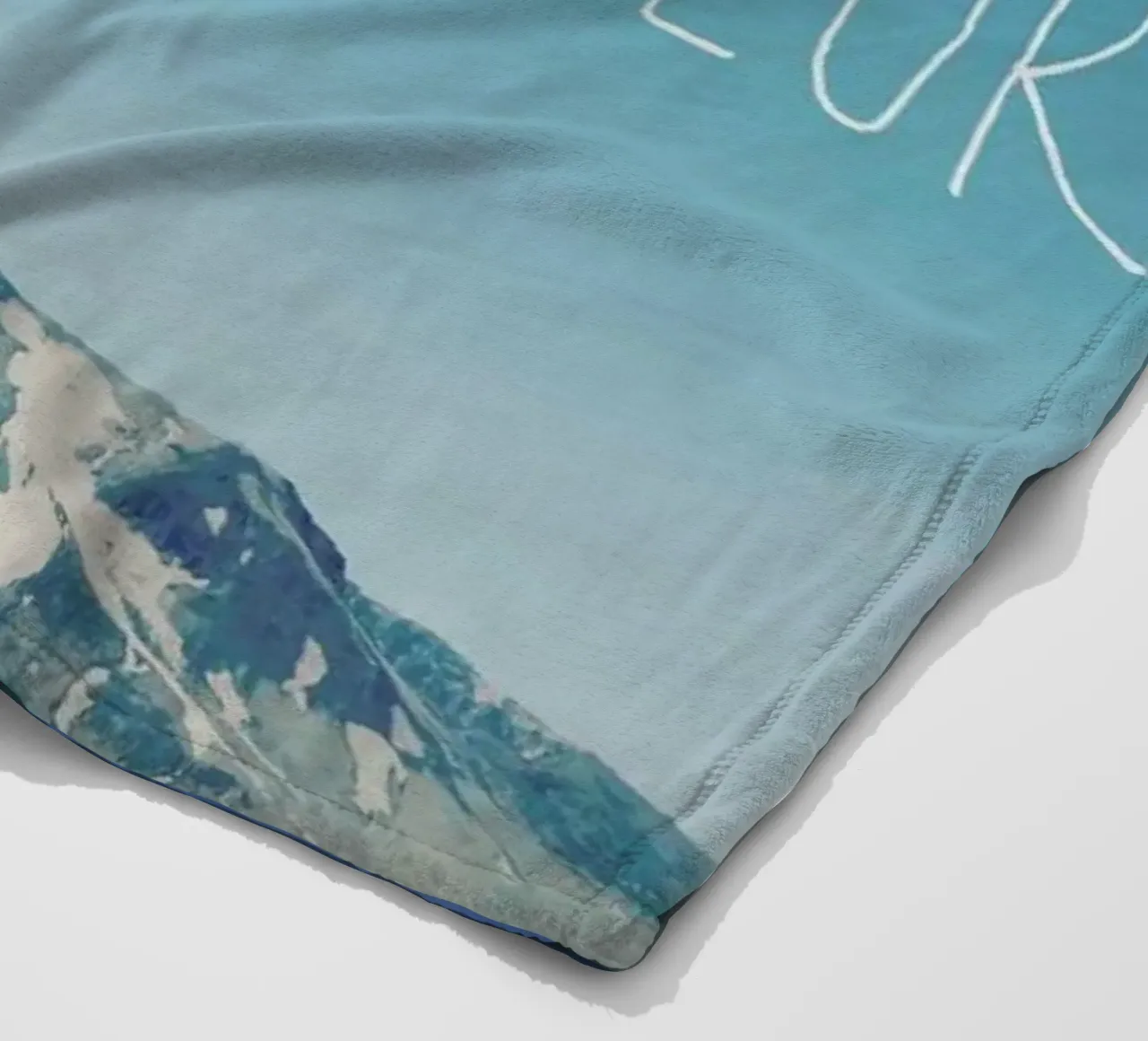 Never Stop Exploring coperta in pile da Leah Flores