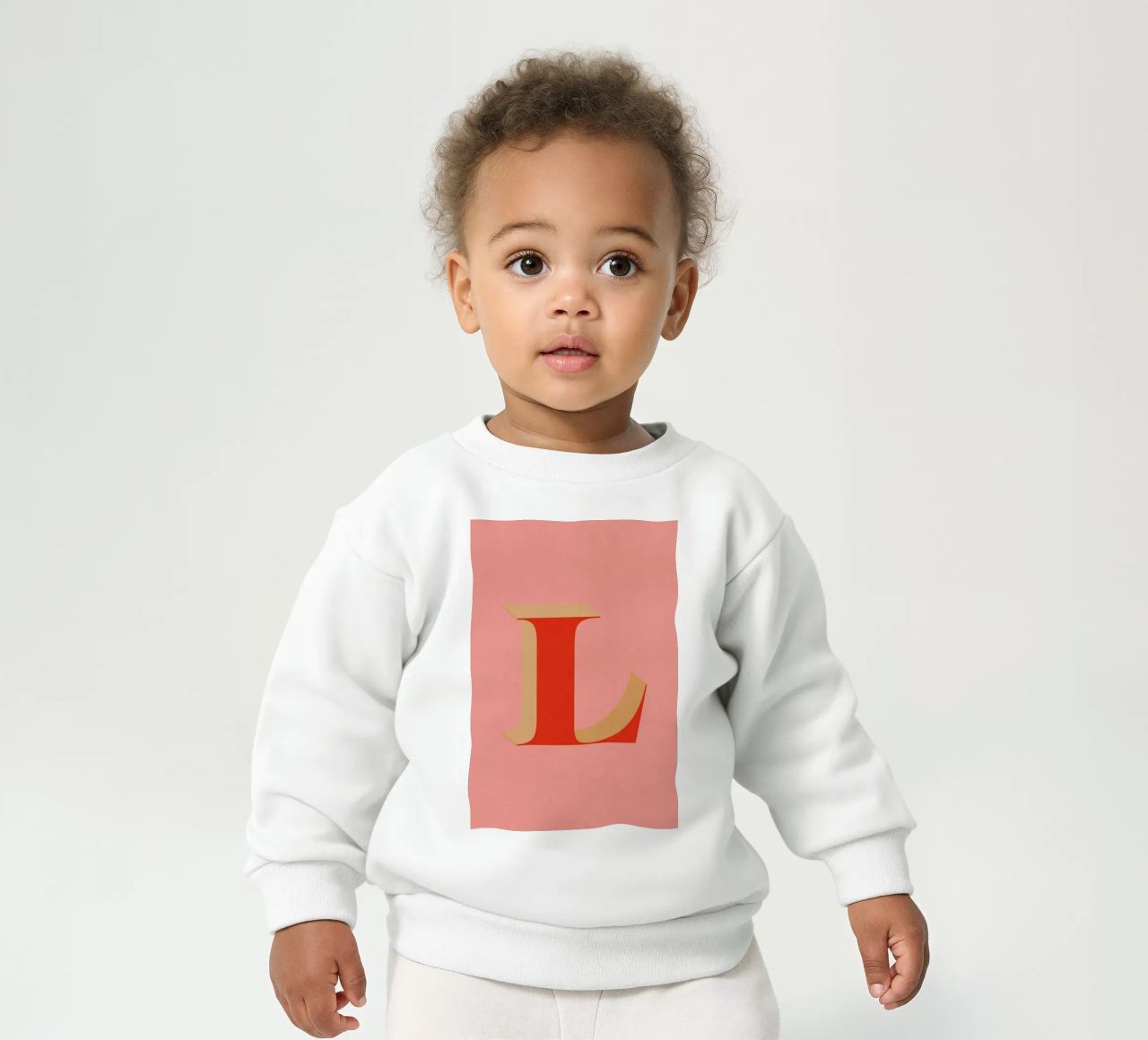Red L felpa neonato da daylight design studio