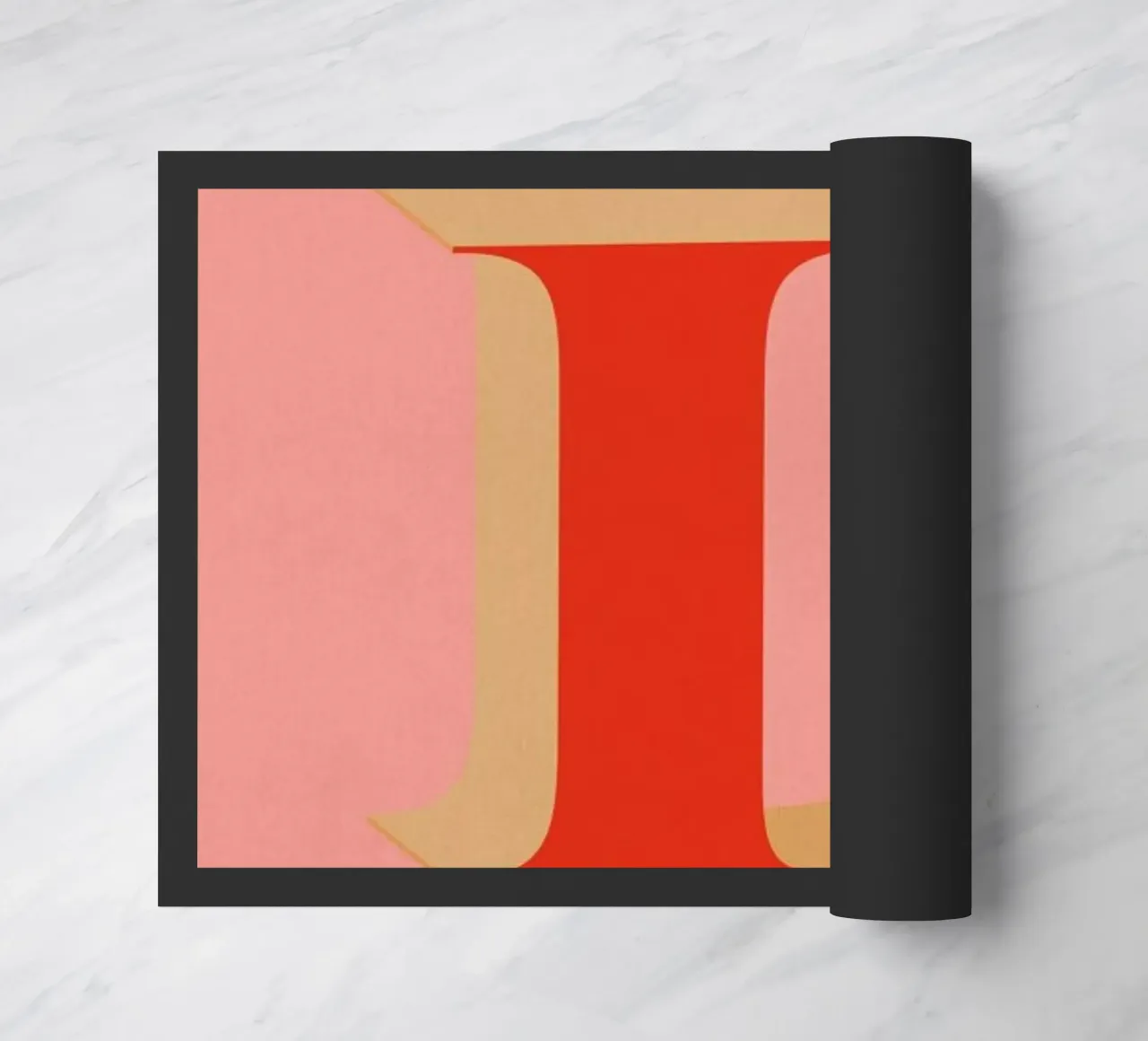 Red L felpudo de daylight design studio