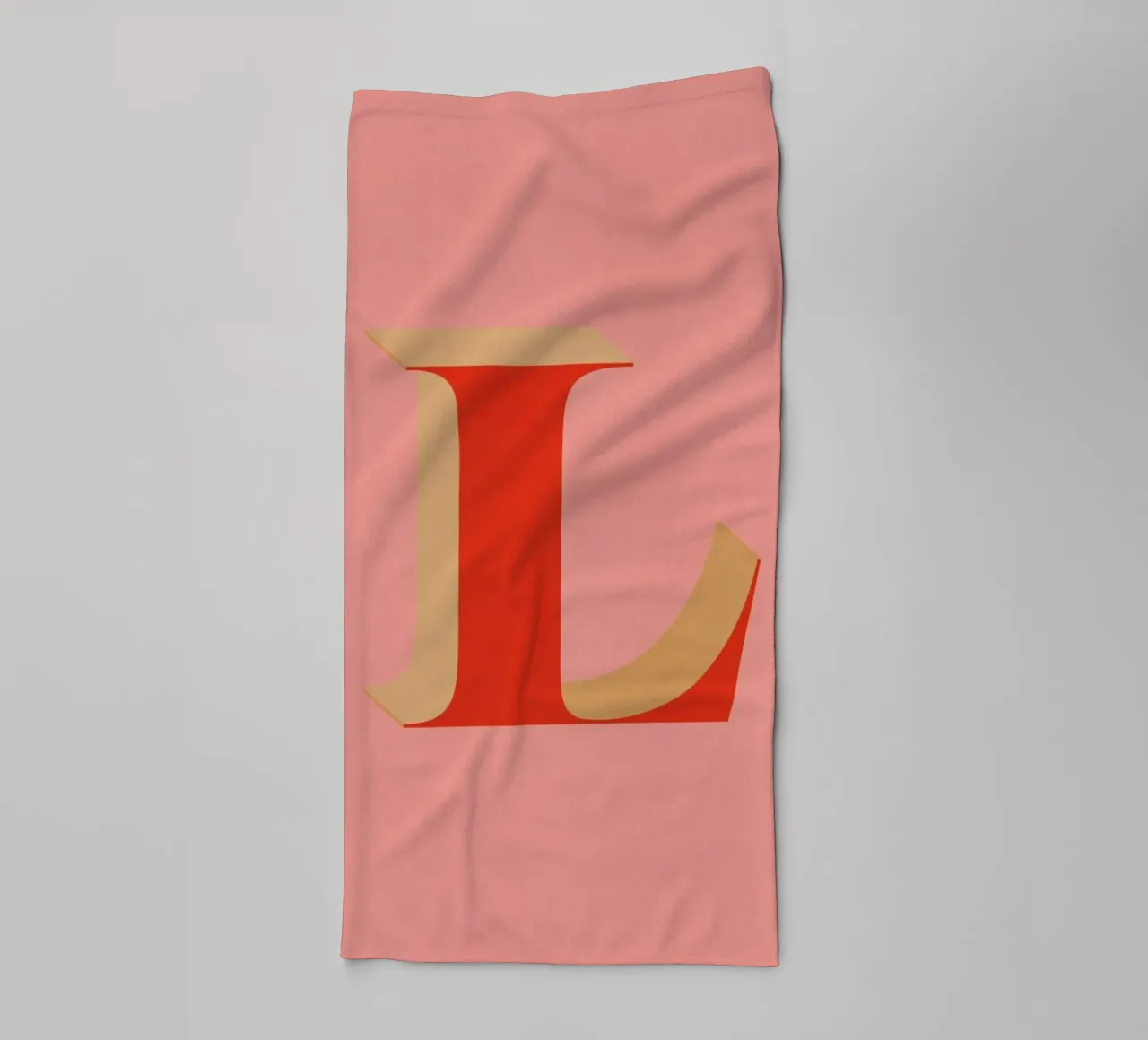 Red L asciugamano da bagno da daylight design studio