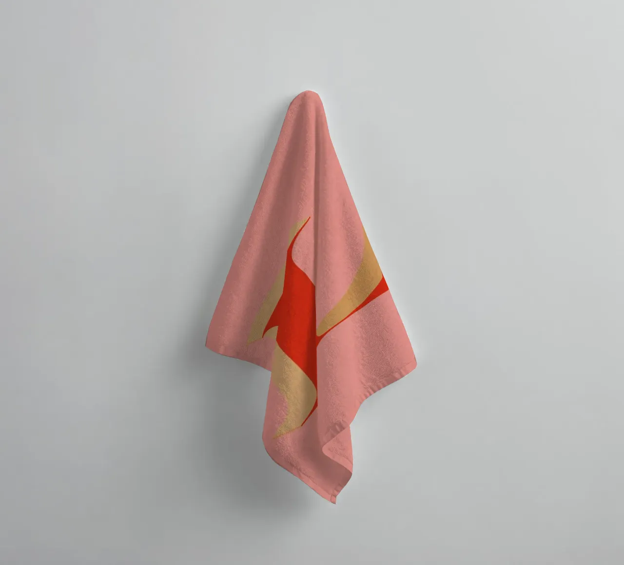 Red L asciugamano da bagno da daylight design studio