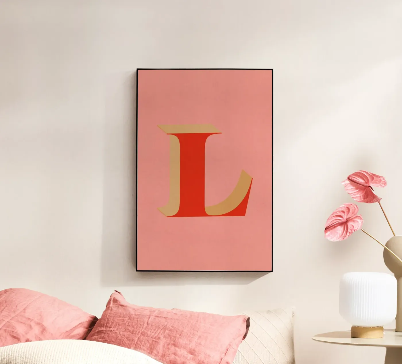 Red L Acryl-Glas von daylight design studio
