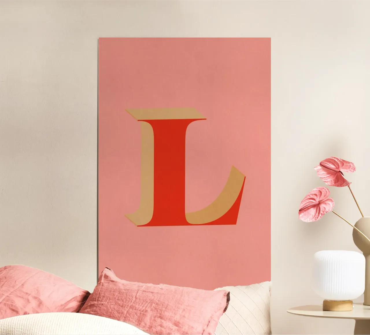 Red L poster da daylight design studio