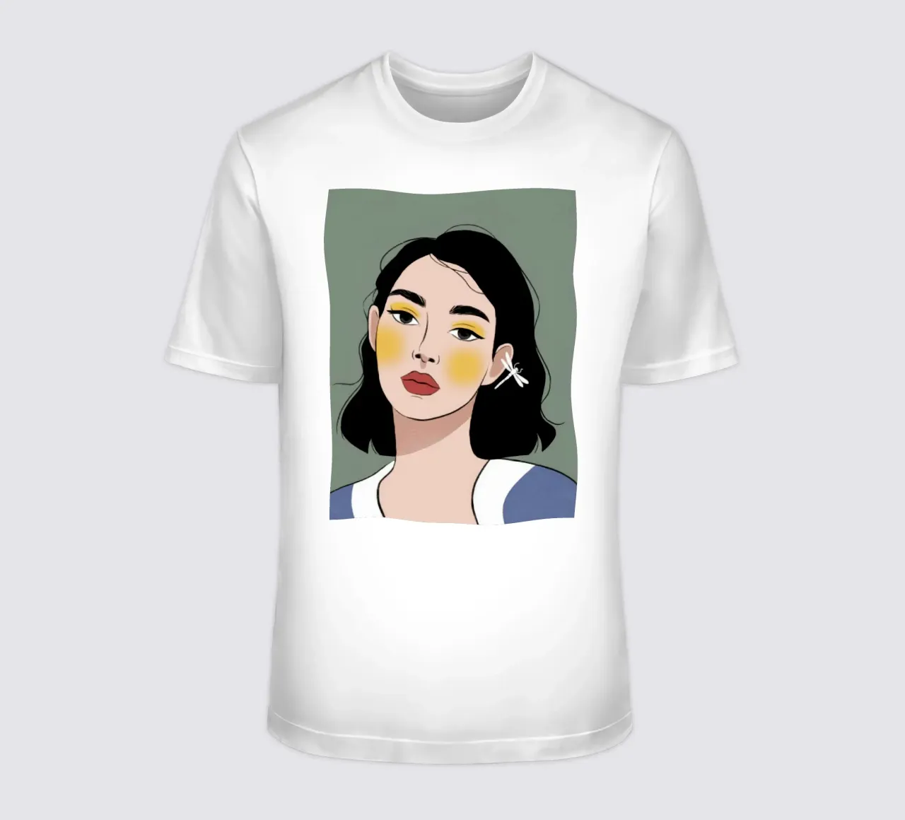 Serene Portrait Beauty t-shirt by Nebula Verse