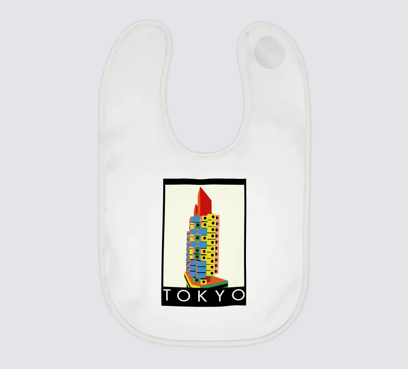 Tokyo Capsule Tower bavaglino da Rosi Feist