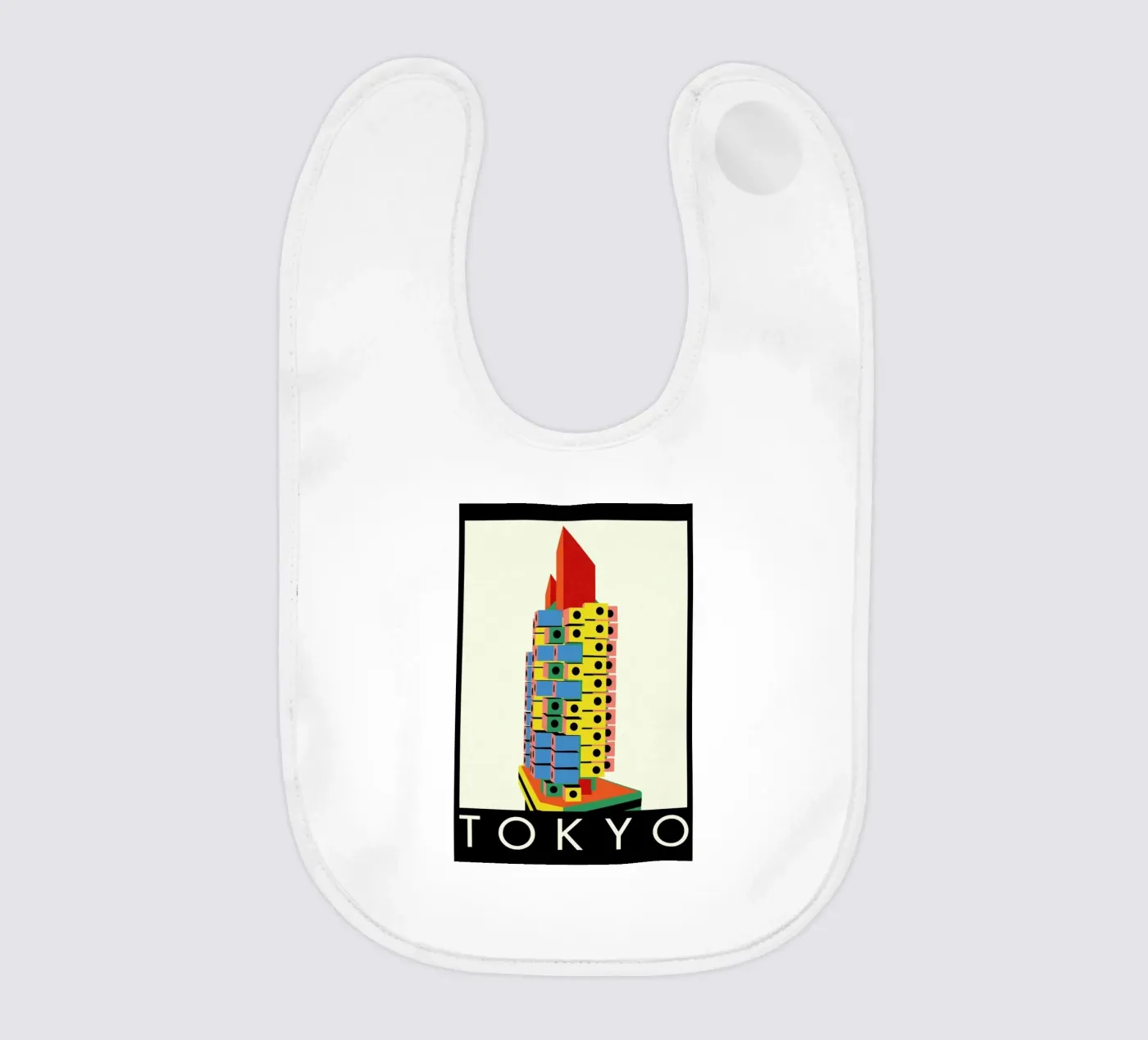 Tokyo Capsule Tower bavaglino da Rosi Feist
