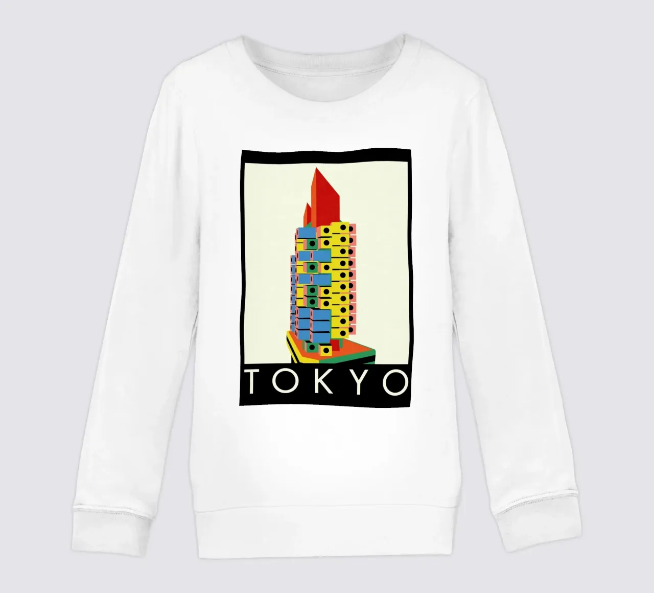 Tokyo Capsule Tower felpa bambino da Rosi Feist