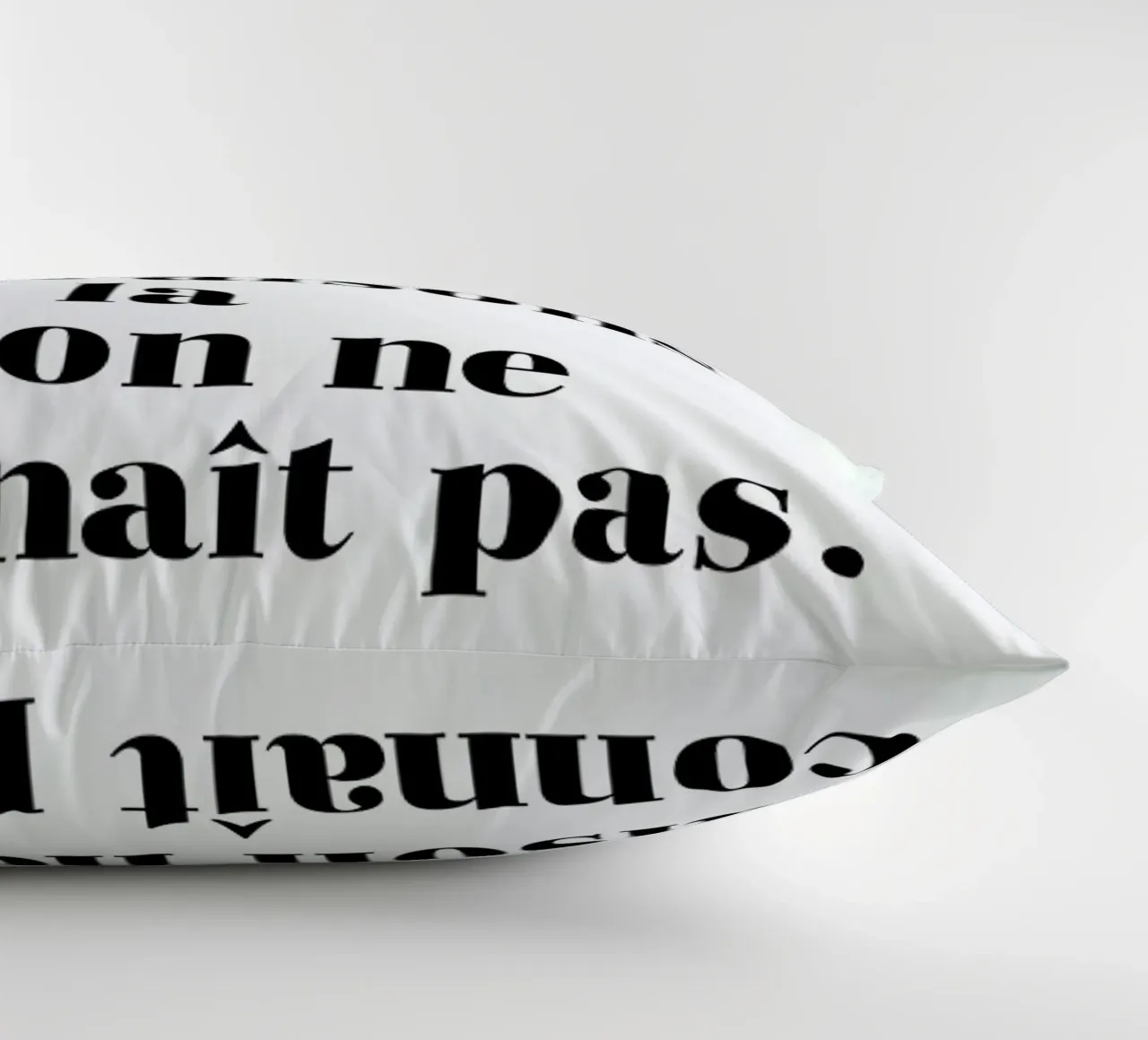 Le cœur a ses raisons cuscino da typed