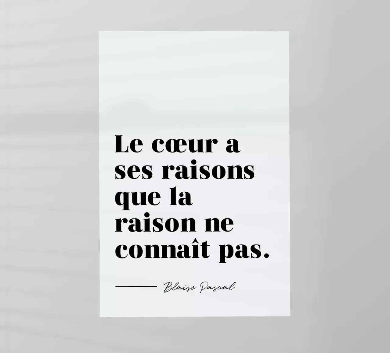 Le cœur a ses raisons pellicola backlit da typed