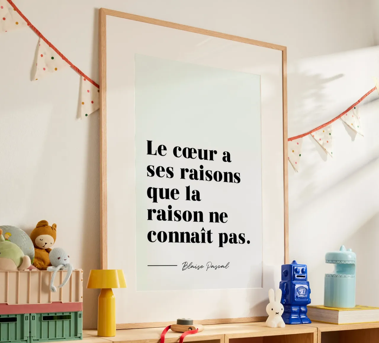 Le cœur a ses raisons carta hahnemühle da typed