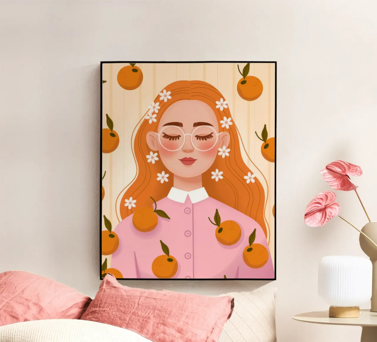 Sogno di fiori d'arancio plexiglass da Nebula Verse