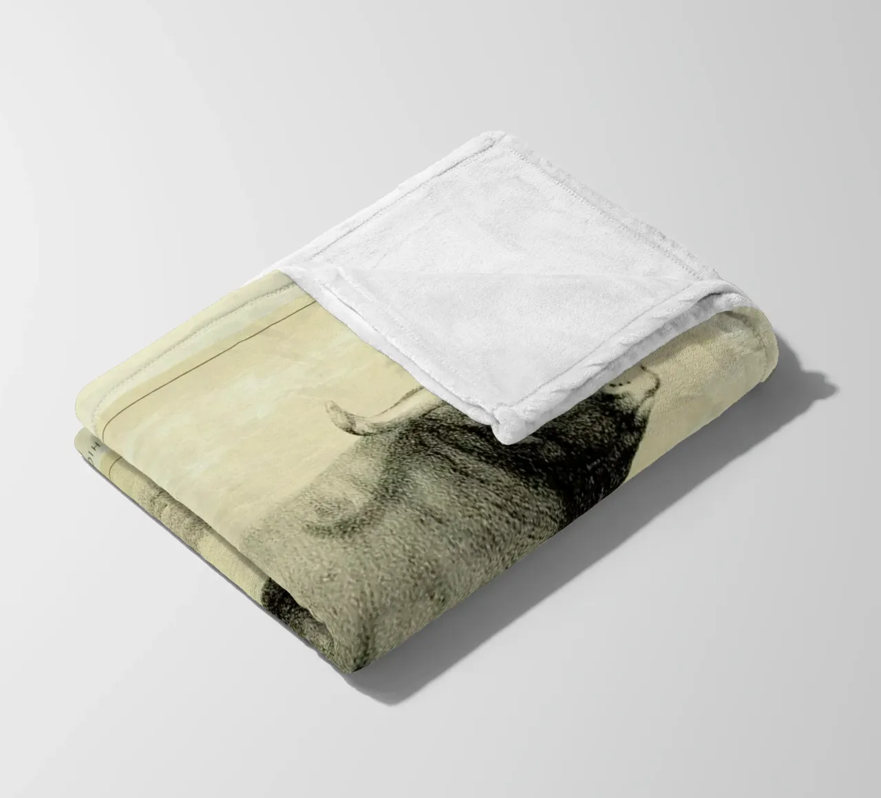 West Highland Bull fleece blanket by Flora & Fauna