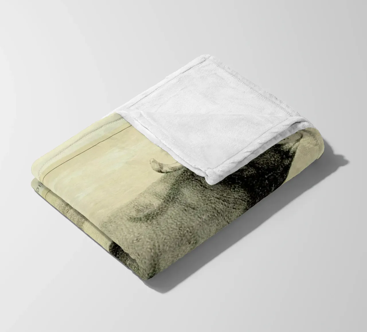 West Highland Bull fleece blanket by Flora & Fauna