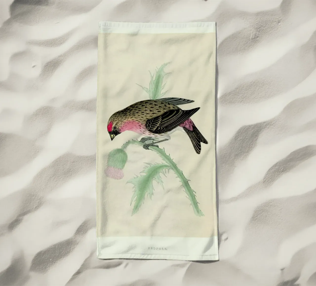 Redpole Bird telo mare da Flora & Fauna