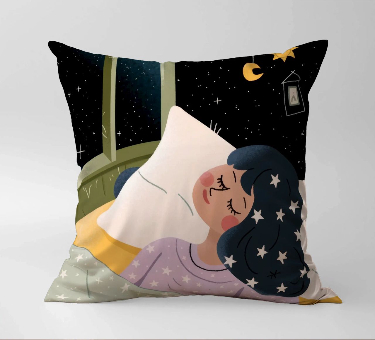 Nuit étoilée Paix coussin de Nebula Verse