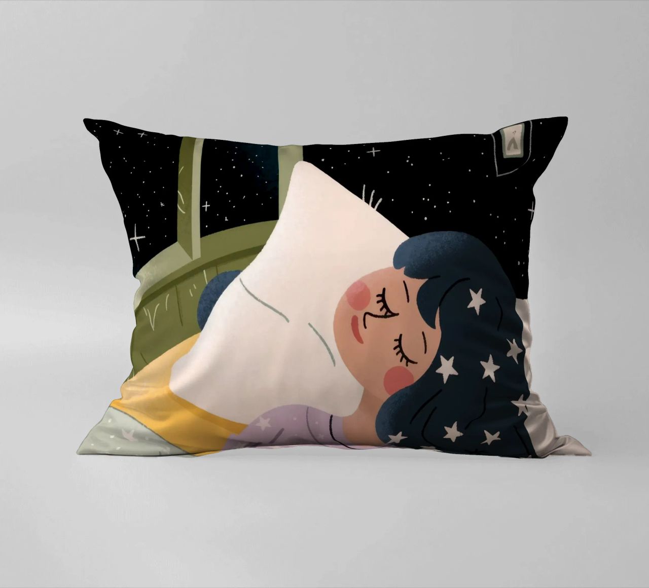 Nuit étoilée Paix coussin de Nebula Verse